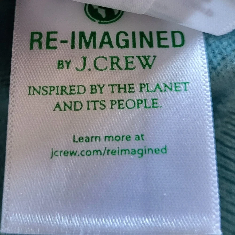 J. Crew The Good Cashmere Sweater Womens Medium Seafoam Green Re-Imagined